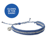 Deep Sea Braided Bracelet in Abyssal Blue Glow