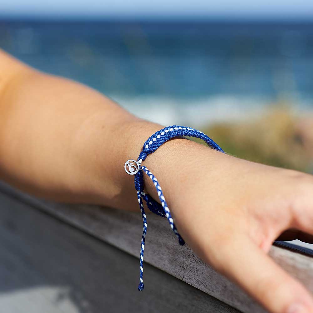Bracelet Homme avec perle Bleu Dark Ocean