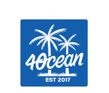 4ocean palm trees sticker