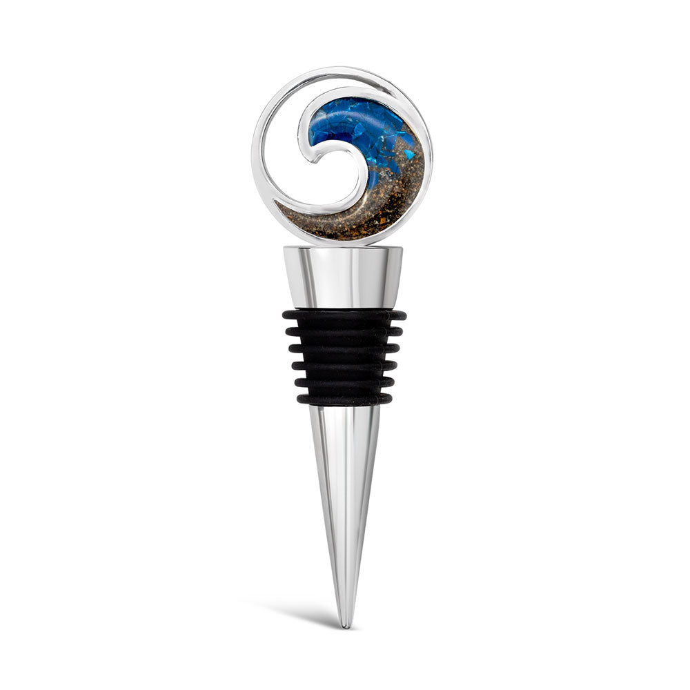 4ocean x Dune Holiday Wine Stopper in Bali Blue