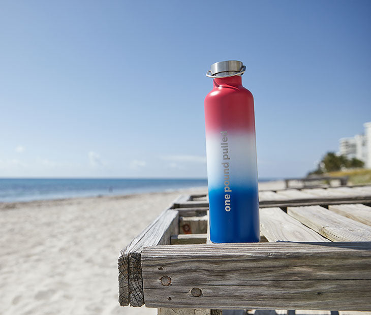 Large Reusable Bottle - Patriotic Ombre